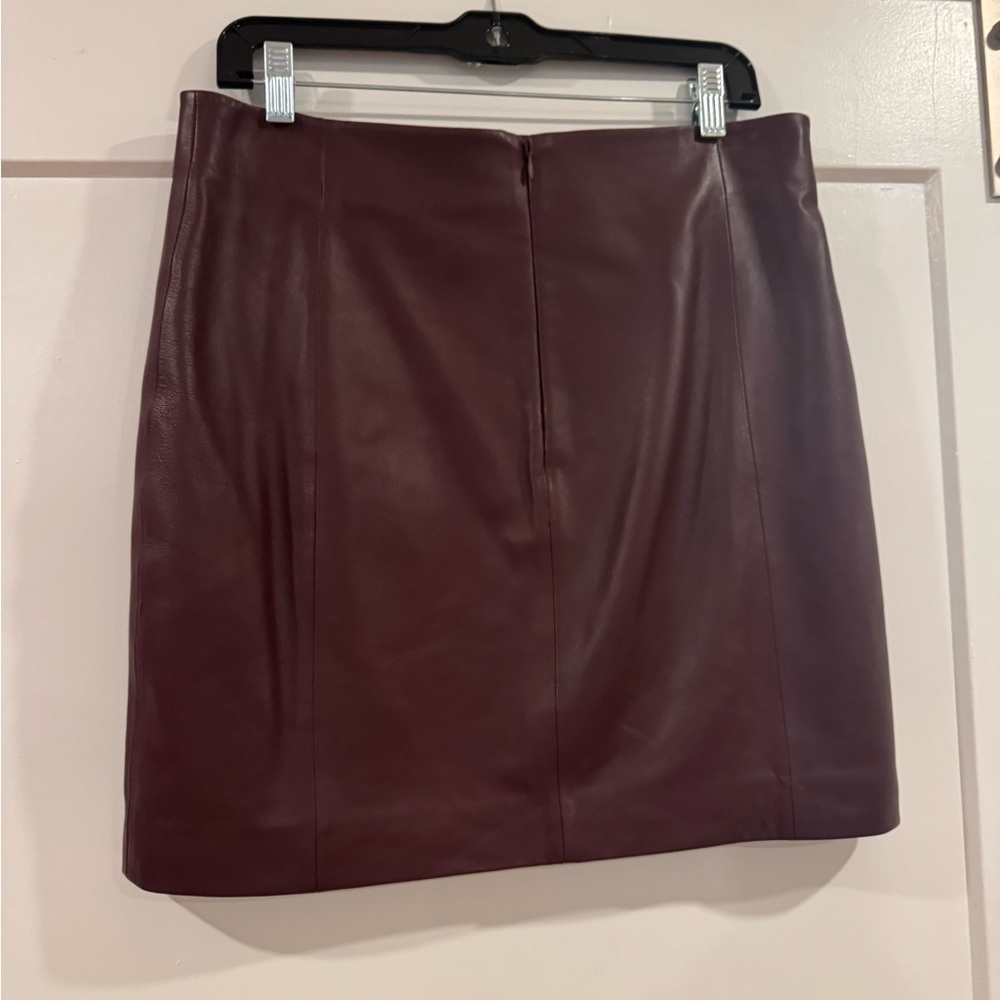 MARELLA Deep Burgundy Mini Skirt